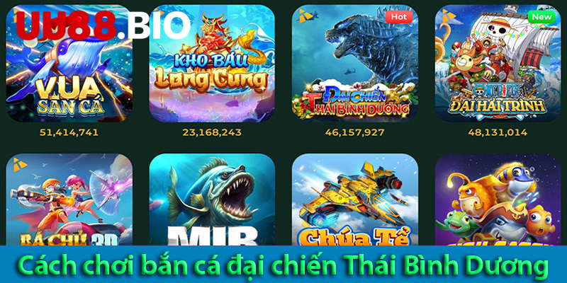 Khám phá các mẹo săn cá Boss trong bắn cá đại chiến Thái Bình Dương 